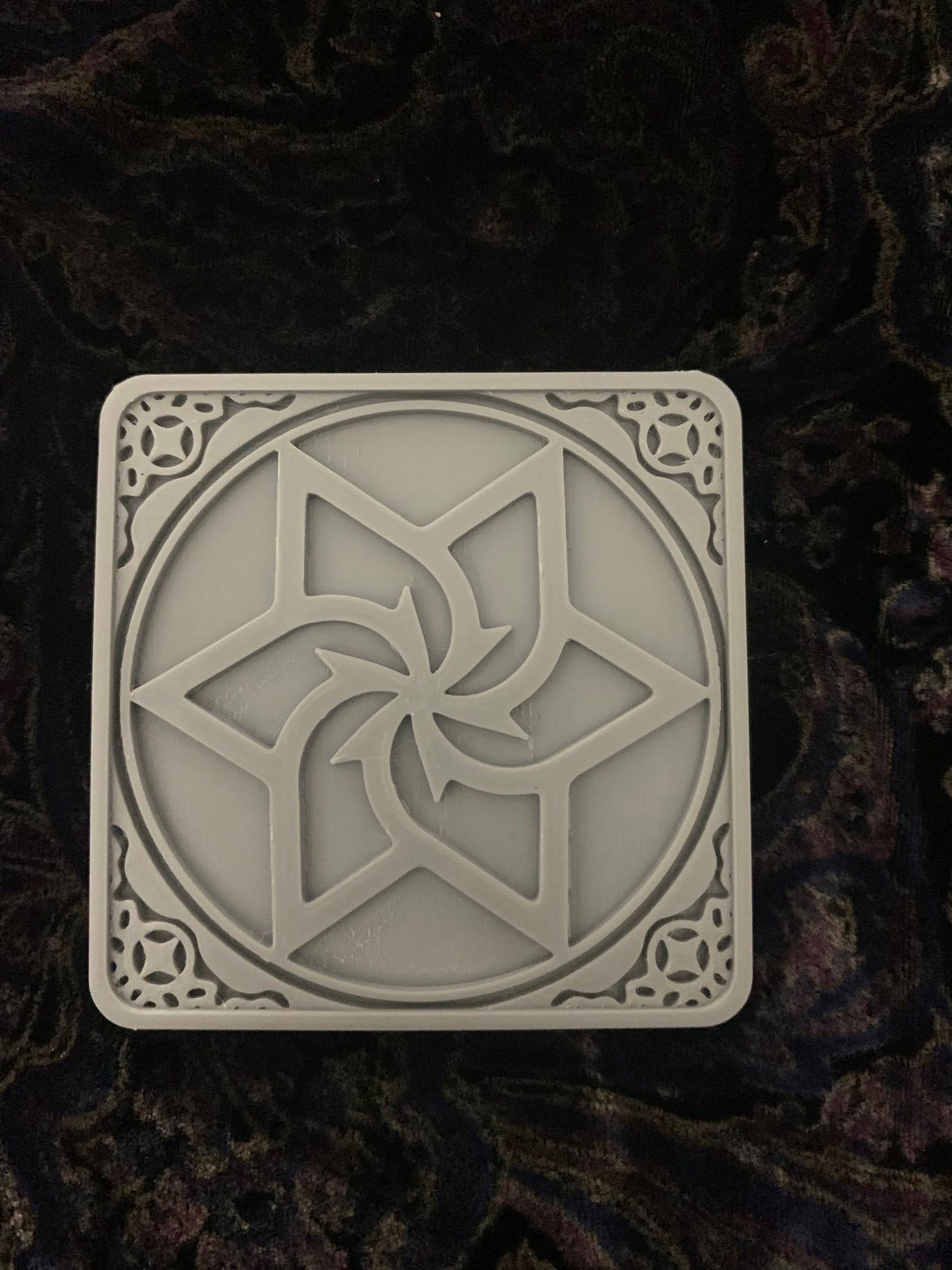 Geometric Coaster Set – Set of 5 (Unpainted)