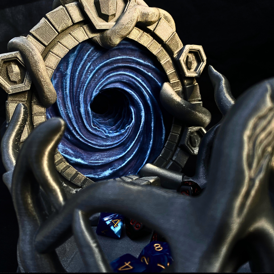 Fantasy Portal Dice Tower – Unpainted