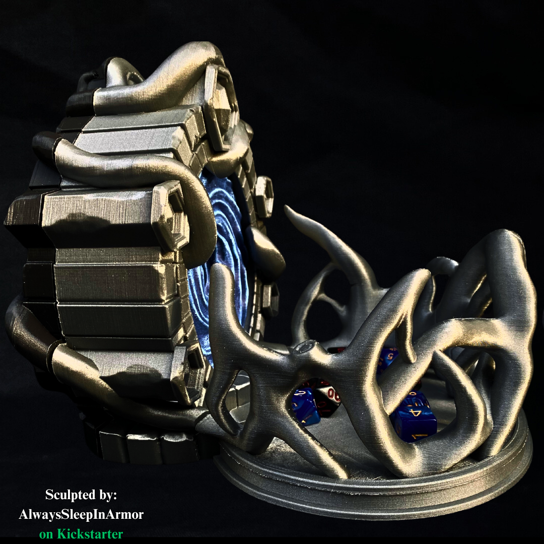 Fantasy Portal Dice Tower – Unpainted