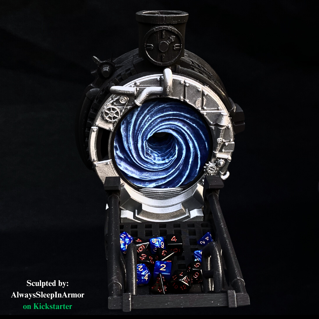 Steampunk Portal Dice Tower - Unpainted