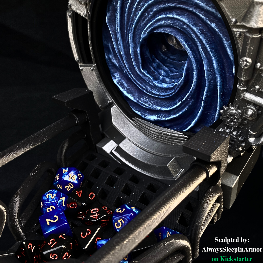 Steampunk Portal Dice Tower - Unpainted