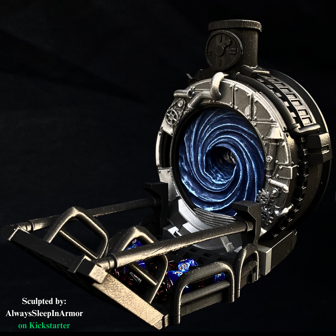 Steampunk Portal Dice Tower - Unpainted