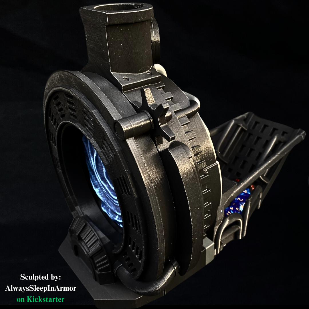 Steampunk Portal Dice Tower - Unpainted