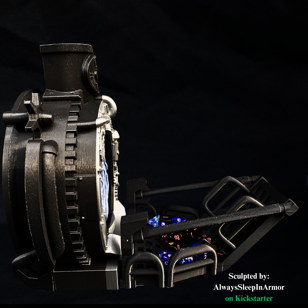 Steampunk Portal Dice Tower - Unpainted