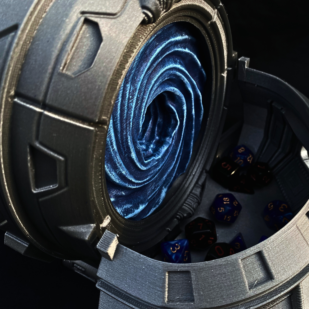 Sci-Fi Portal Dice Tower – Unpainted